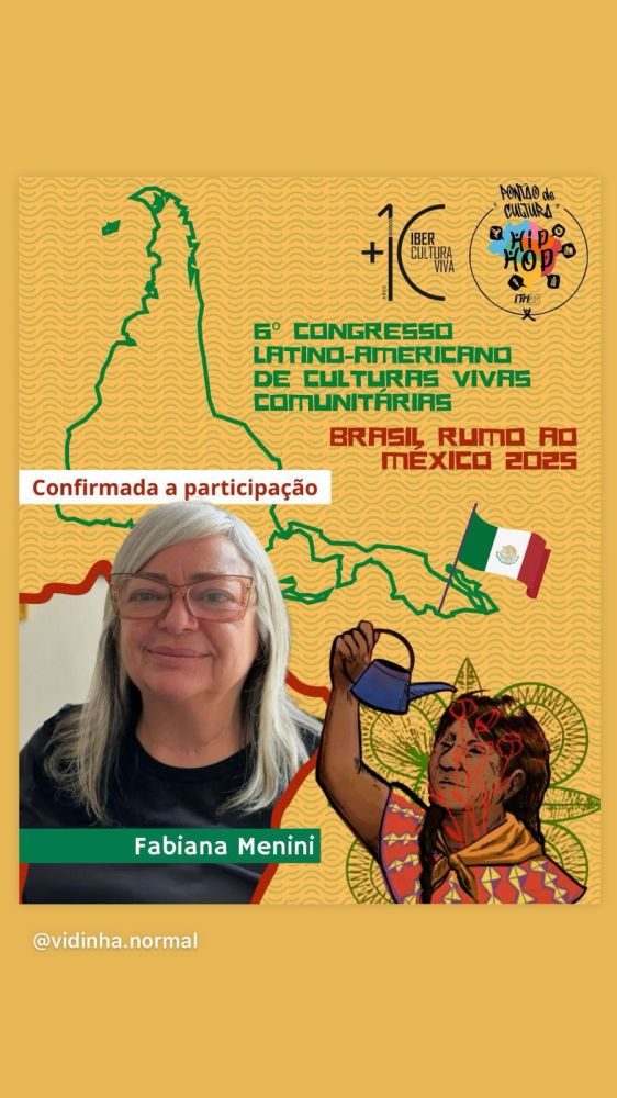 Fabiana no 6° congresso latino-americano de cultura viva!!!