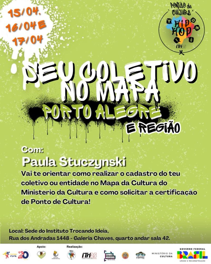 Como por seu coletivo ou grupo no mapa da cultura e como solicitar a certificação de Ponto de Cultura?